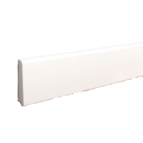 פנל פולימרי לבן גובה 8 ס"מ מעוגל