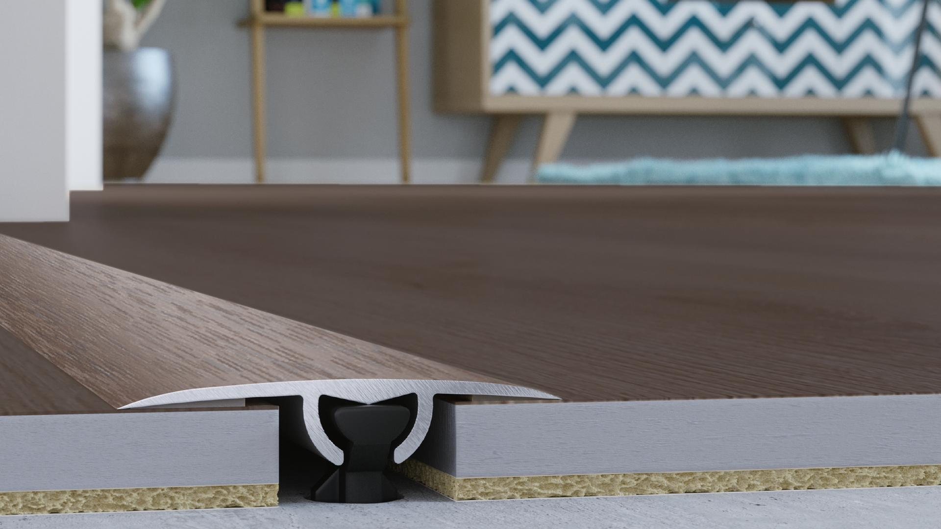 סף חצי ירח רוחב 3 ס"מ דגם DARK OAK