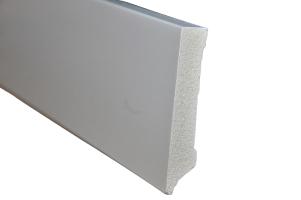 פנל פולימרי לבן גובה 7 ס"מ מלבני