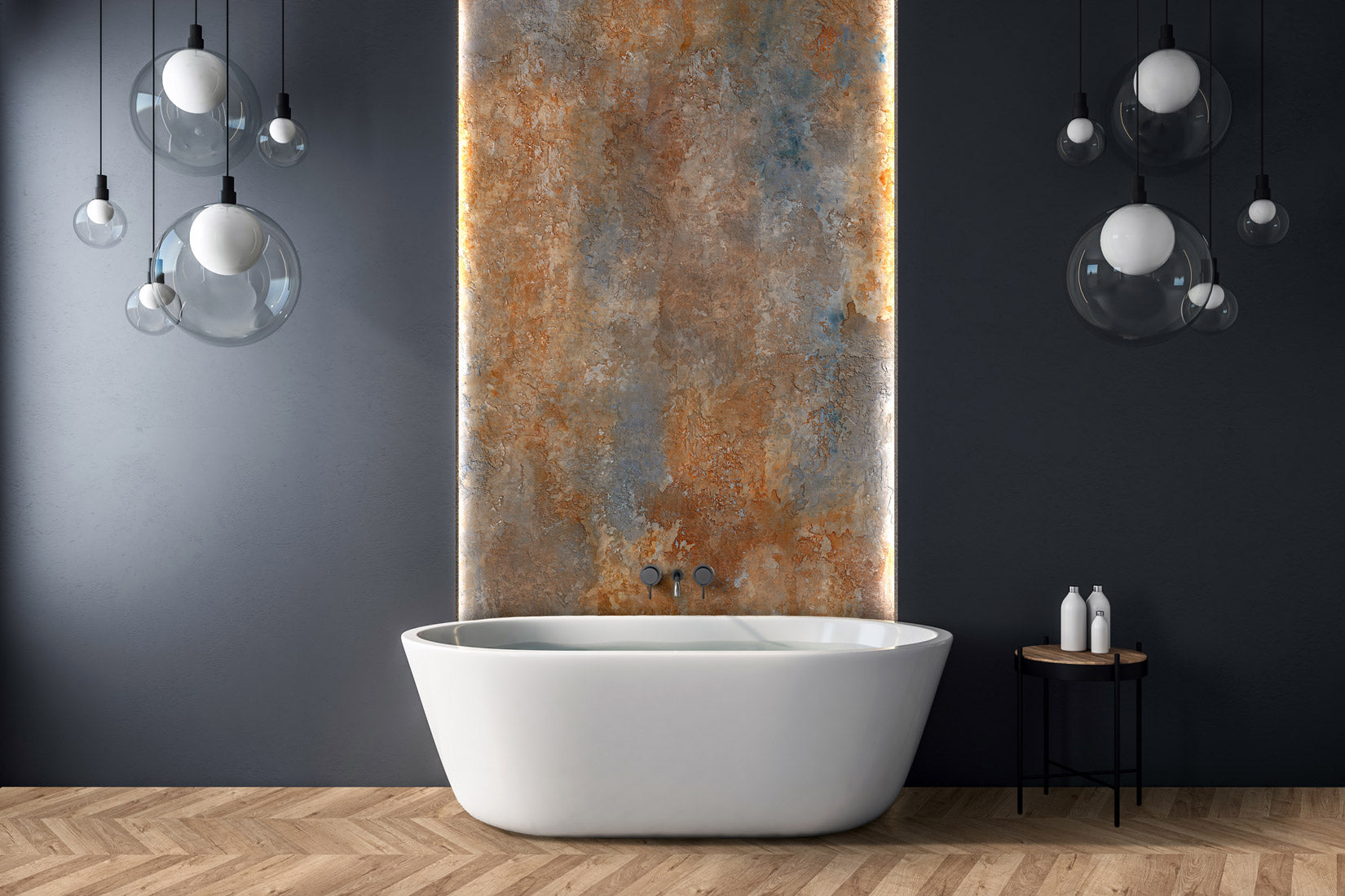 חיפוי קיר דגם Rusty Copper