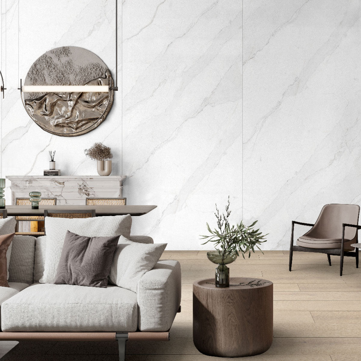 Wall cladding model Calacatta Olympus