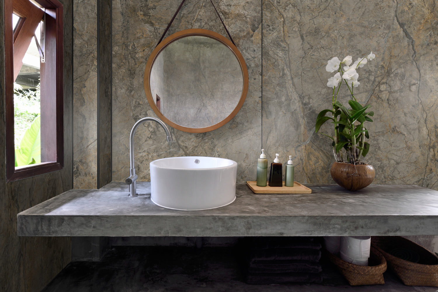 חיפוי קיר דגם Rainforest Brown