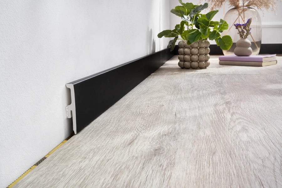 פנל פולימרי גובה 8 ס"מ מלבני שחור