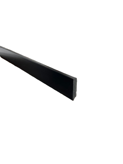 פנל פולימרי שחור גובה 6 ס"מ מלבני