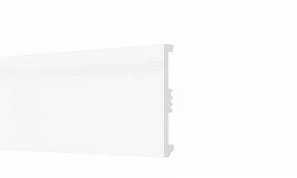 Panneau polymère blanc hauteur 10 cm rectangulaire
